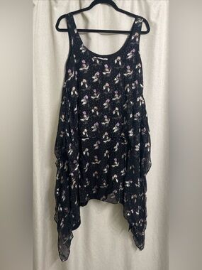 Opening Ceremony Silk Blend Floral Handkerchief Dress Size 6